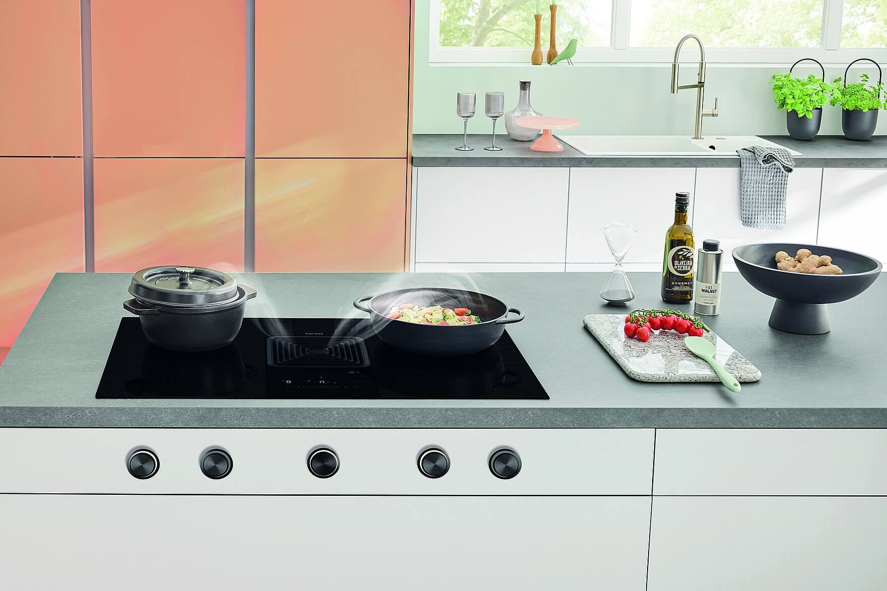 Berbel Kochfeld mit Dunstabzug neu